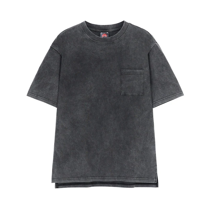 Title 6, Camiseta masculina de manga curta com lavagem v...