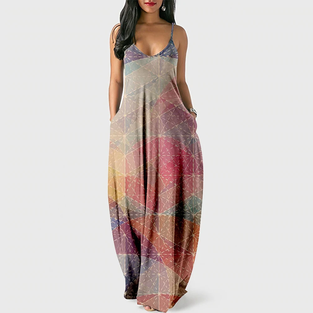 Title 2, Digital Printing Temperament Street Dress