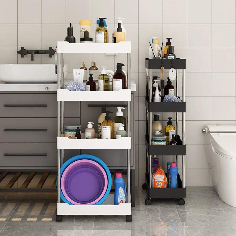 Household floor trolley rack for easy storage and organization. Move items effortlessly around your home. A practical an — photo 6