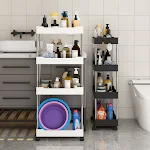 Household floor trolley rack for easy storage and organization. Move items effortlessly around your home. A practical an — photo 6