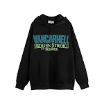 Casaco com capuz de fleece com letras estampadas, ideal para aquecer e dar estilo ao seu inverno, confortável e moderno para mulheres. — foto 7