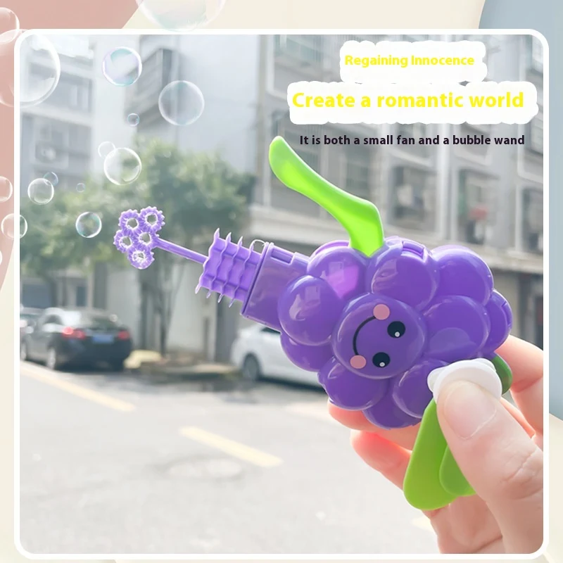 Mini Hand Pressure Fan Bubble Wand Toy, a fun and refreshing toy for kids! Cools and creates bubbles with a simple hand — photo 6