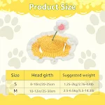 Cute Knit Cat Hat Funny Dog Hat For Cats And Small Dogs Kitten Puppy Cat Costume Halloween Christmas Birthday Party Cost — photo 8