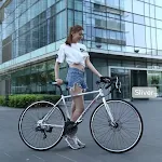 Guidão Reto de Liga de Alumínio para Bicicleta de Estrada. Leve e Resistente, Proporciona Maior Controle e Conforto em Longas Pedaladas. — foto 5