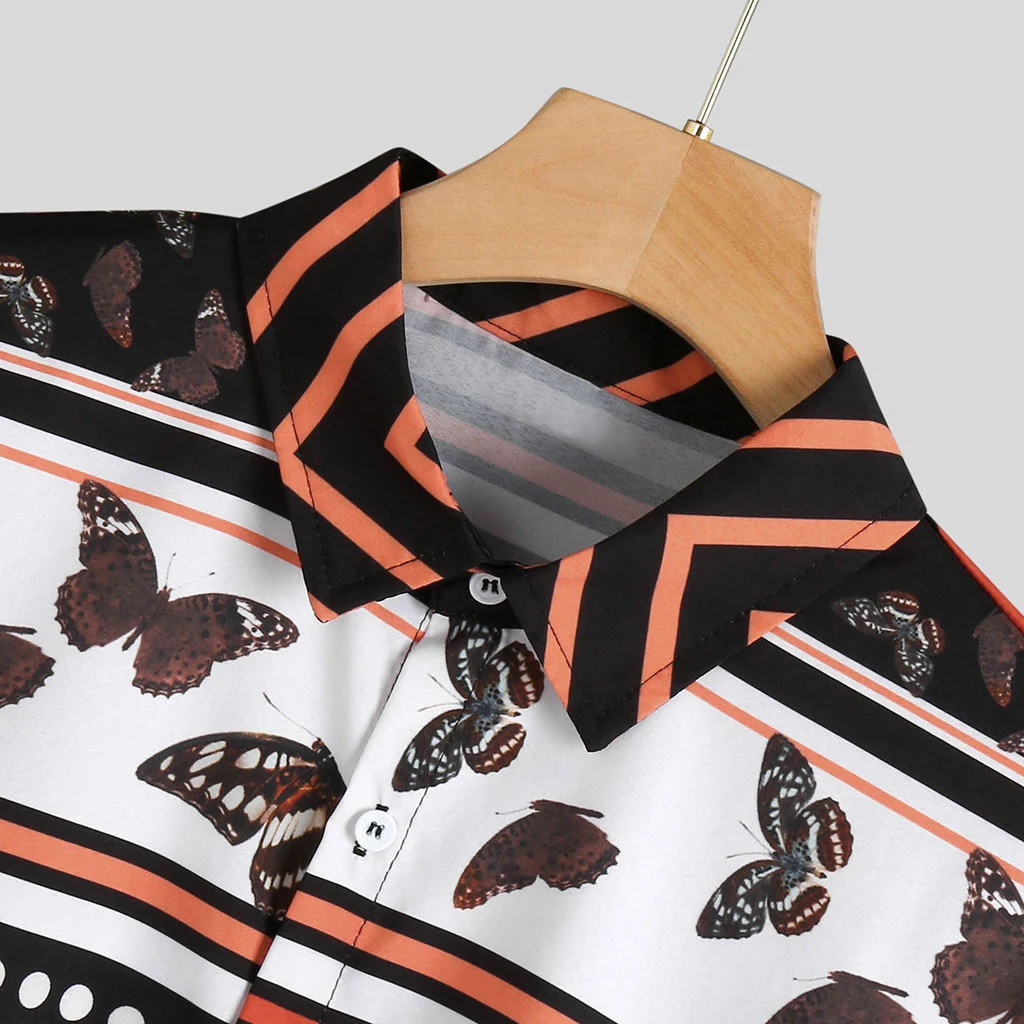 Title 2, Butterfly pattern shirt for women, stylish and ...