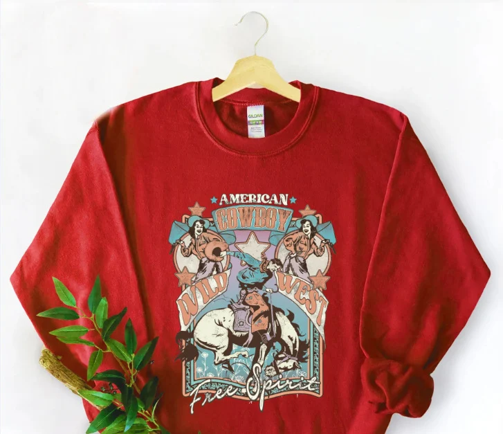 Women's Fashionable Western-style Pattern Sweater — photo 4