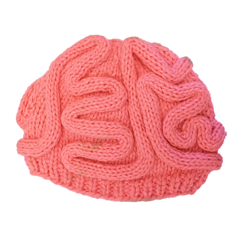 Horror Brain Knitted Hat for a Spooky Look. Perfect for Halloween, Cosplay, or Theme Parties. A Unique and Terrifying Co — photo 6