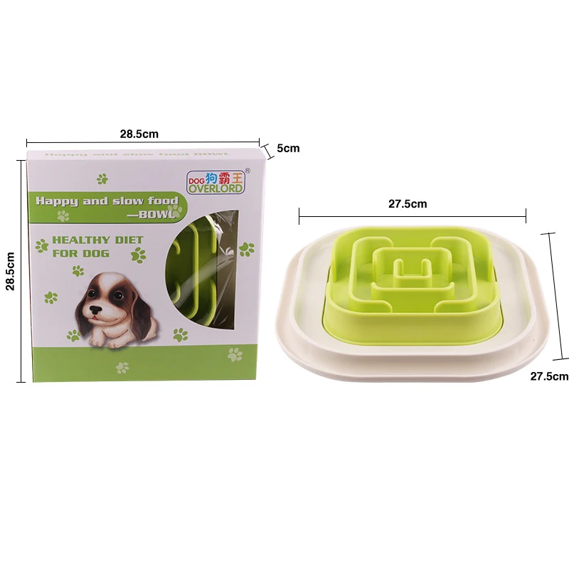 Title 7, Anti-Choking Dog Bowl Slow Food Prevents Bloat ...