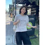 THE MIND Letter Print Short-sleeve T-shirt for Women offers comfort and style. This tee is perfect for casual wear and e — photo 18