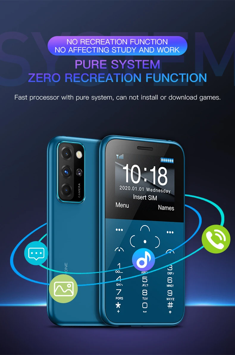 Title 21, SOYES Mini Phone 1.8 Polegadas Atualizado. Celu...