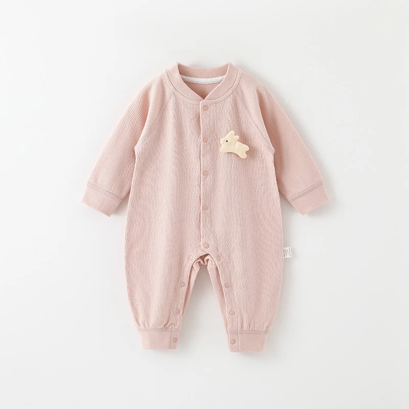 Macacão Bebê Primavera e Outono Algodão Classe A Roupa confortável e macia para bebês recém-nascidos e crianças pequenas Ideal para pele sensível — foto 6