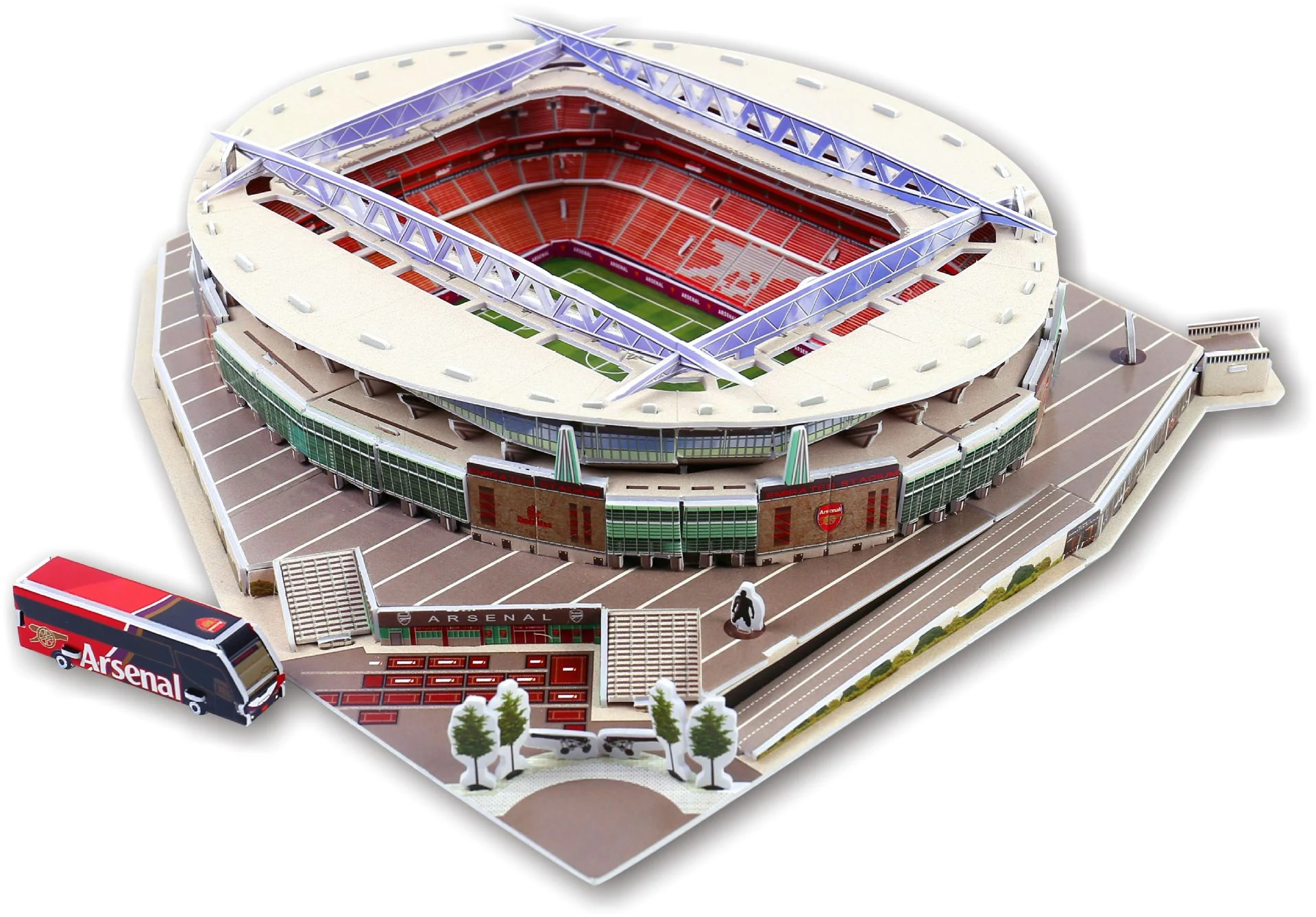 Classic Jigsaw DIY 3D Puzzle World Football Stadium European Soccer Playground Assembled Building Model Puzzle Toys for — photo 6