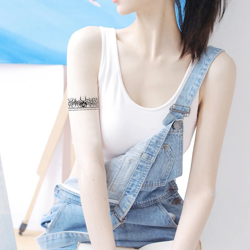 New Waterproof Tattoo Stickers Get long-lasting designs with these water resistant stickers. Easy to apply and remove. E — photo 19