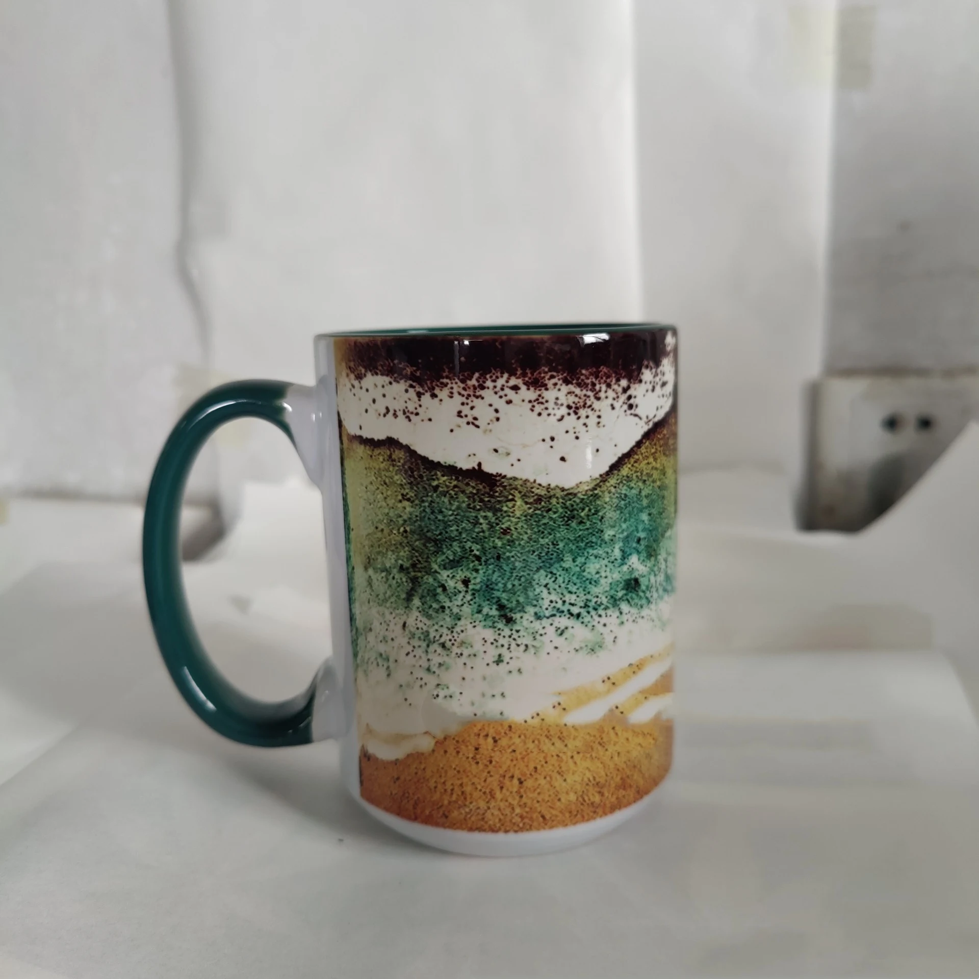 Ocean Coastline Mug Coffee Cup Creative Cup, enjoy your favorite beverages in style. Perfect for home or office. A uniqu — photo 5