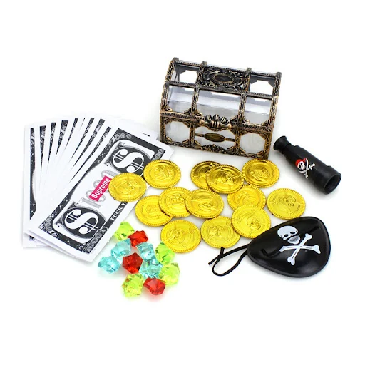 Title 4, Childrens Masquerade Party Dress Up Pirate Toy...