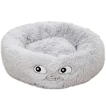 Round plush dog beds for small dogs, cat litter kennel, pet nest mat, puppy beds, providing ultimate comfort and restful — photo 18