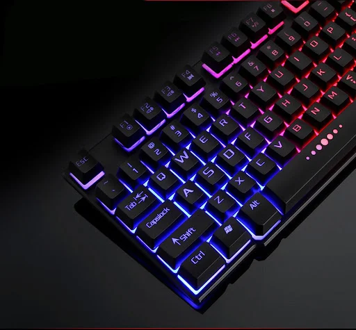 Title 7, Teclado mecânico com retroiluminação colorida e...