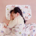 Creative Printed Double-layer Newborn Gauze Scarf. Soft, breathable, and perfect for swaddling and protecting your preci — photo 6