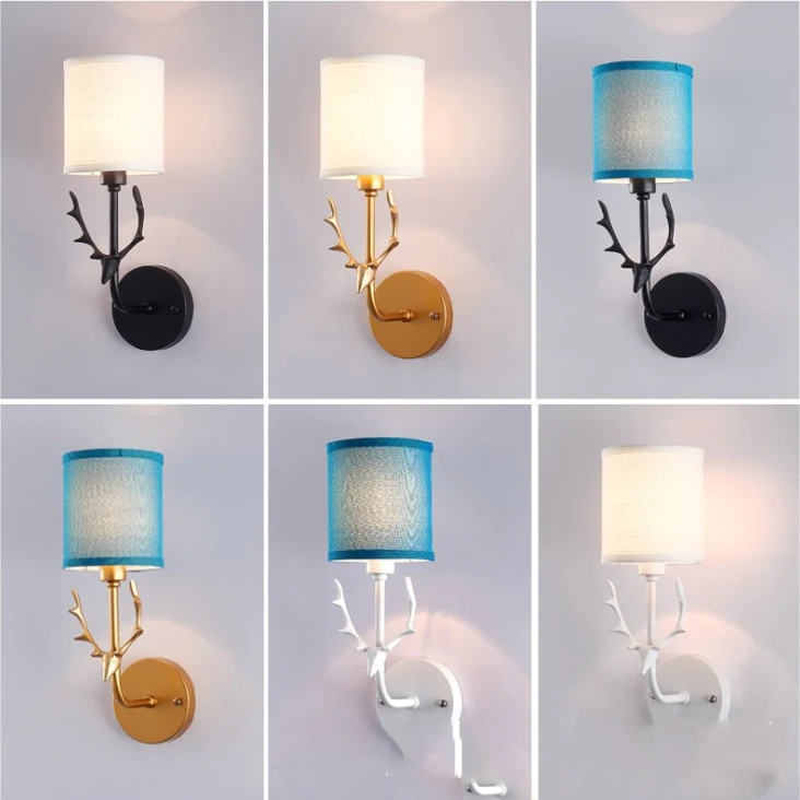 Title 5, Modern Bedroom Bedside Aisle Wall Lamp featurin...
