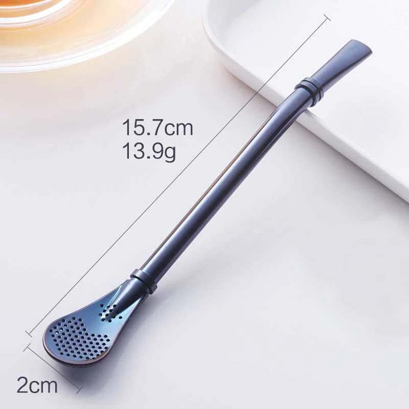 Title 1, Coffee stirring spoon with tea and juice filter...