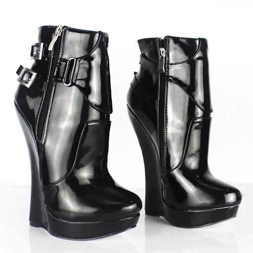 Title 2, 18 cm grote waterdichte platform pumps voor dam...