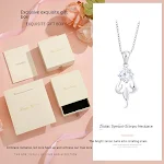 Colar feminino de prata esterlina com as doze constelações. Um presente especial e elegante que representa seu signo zodiacal. — foto 12