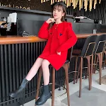 Maglione Pullover Per Bambini Con Amore Ispessimento Per Tenere Caldo Abbigliamento Bambini Invernale Comodo e Caldo Perfetto — foto 1