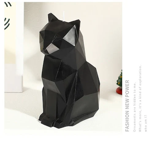 Title 4, Egypt Mysterious Black Cat Aromatherapy Candle,...