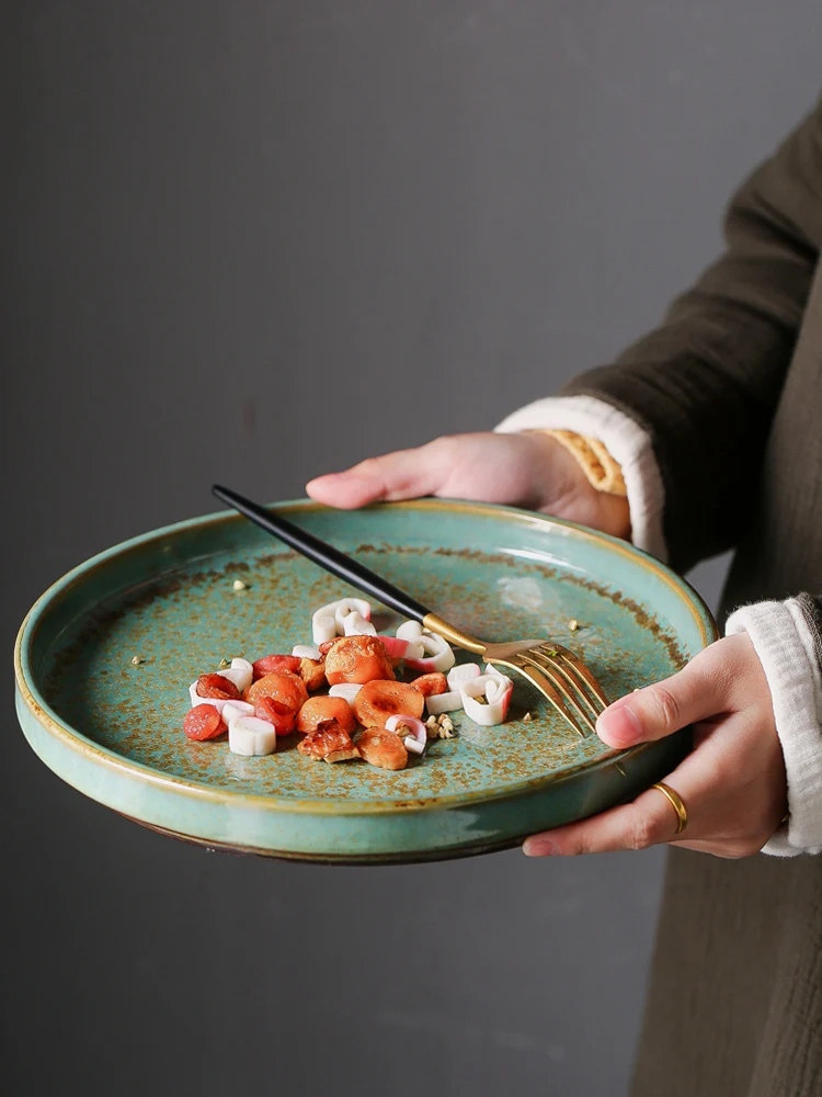 Title 1, Western Plate Retro Tableware Creative Japanese...