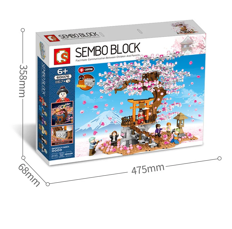 Title 4, Sakura Street View Model Puzzle Assembled Build...