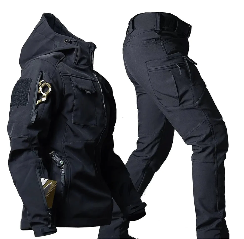 Tactical Soft Shell Jacket Waterproof Windbreaker Outdoor, offering weather protection and designed for outdoor activiti — photo 7