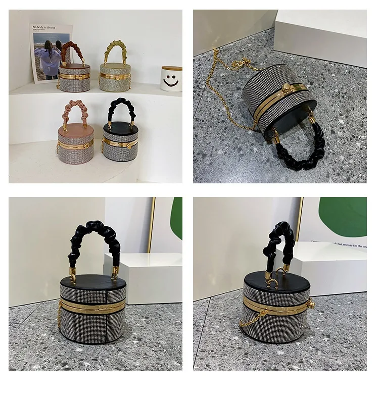 Nuova Borsa a Spalla da Donna Versatile con Pieghe e Catena, Perfetta per un Look Elegante e Funzionale in Ogni Occasione — foto 21