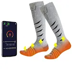 Intelligent Electric Heated Socks App Temperature Control Warm Feet Anytime Comfortable Smart Heating Perfect for Winter — photo 2