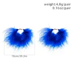 Stud Earrings Sapphire Blue