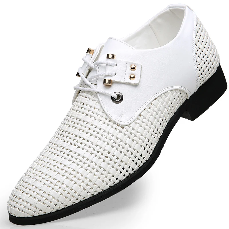 Title 3, Mens hollow leather shoes