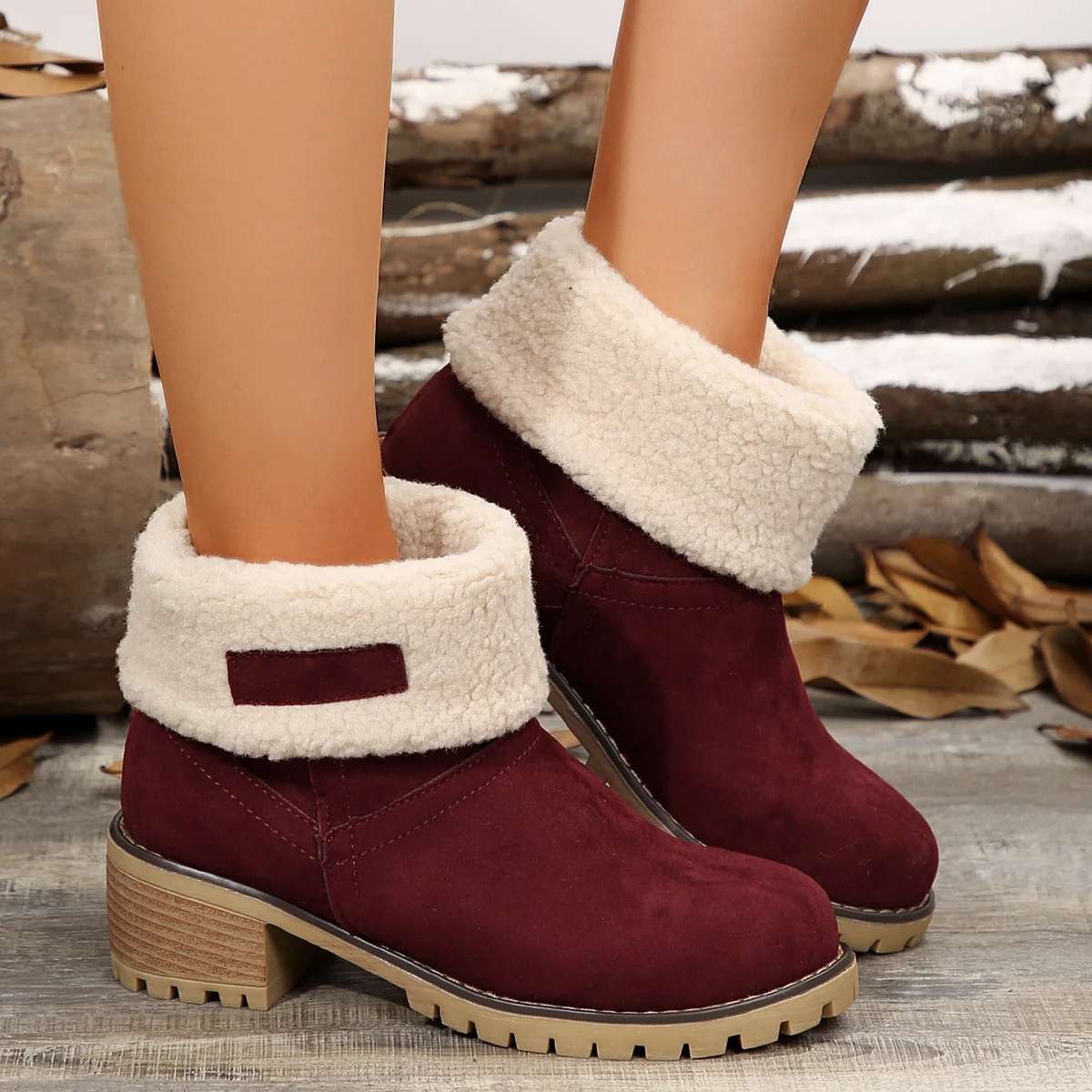 Title 8, Plus Size Womens Fleece-Lined Dr Martens Boots...