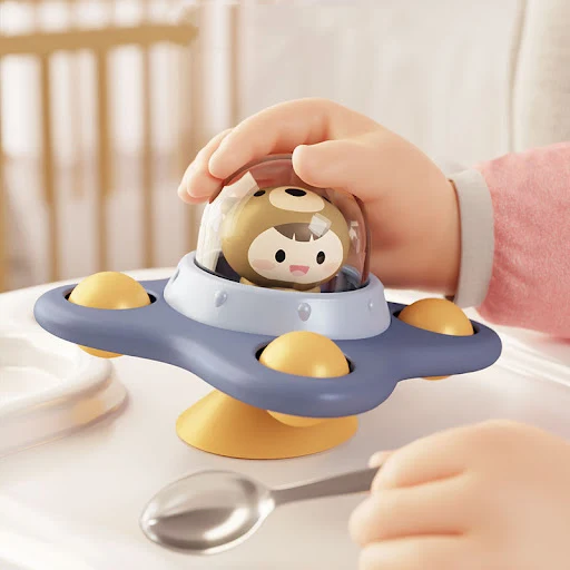 Title 3, Spinner com Ventosa Infantil e Mordedor Mastigá...