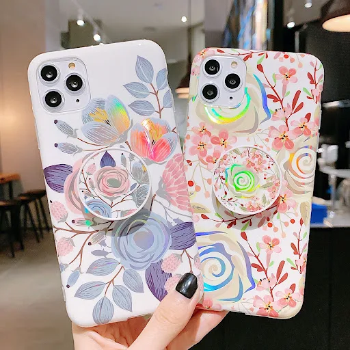 Title 3, Capa para celular com suporte e design laser de...