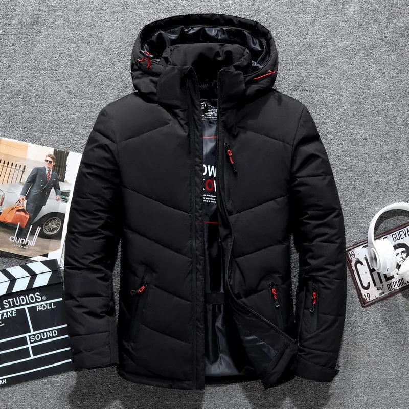 Title 2, Mens Winter Short Slim Padded Down Jacket, war...