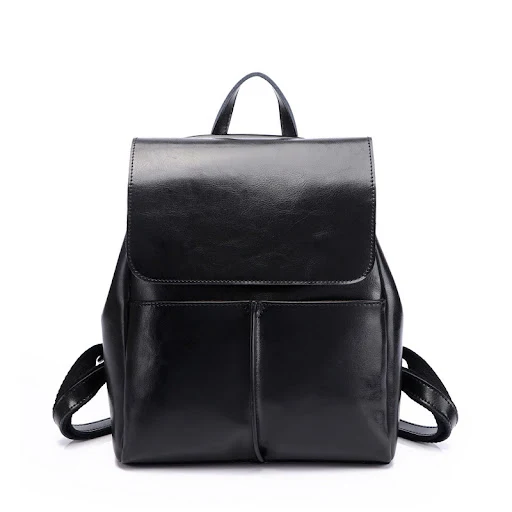 Title 3, Womens Oil Wax Leather Fashion Casual Retro Ba...
