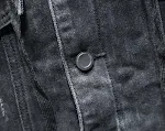 Jaqueta jeans grossa de inverno com algodão e veludo, ideal para o frio. Conforto e aquecimento garantidos para enfrentar o inverno com estilo. — foto 5