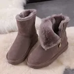 Women's Non-slip All-match Padded Flat Snow Boots, warm and comfortable winter footwear, versatile design, providing exc — photo 4