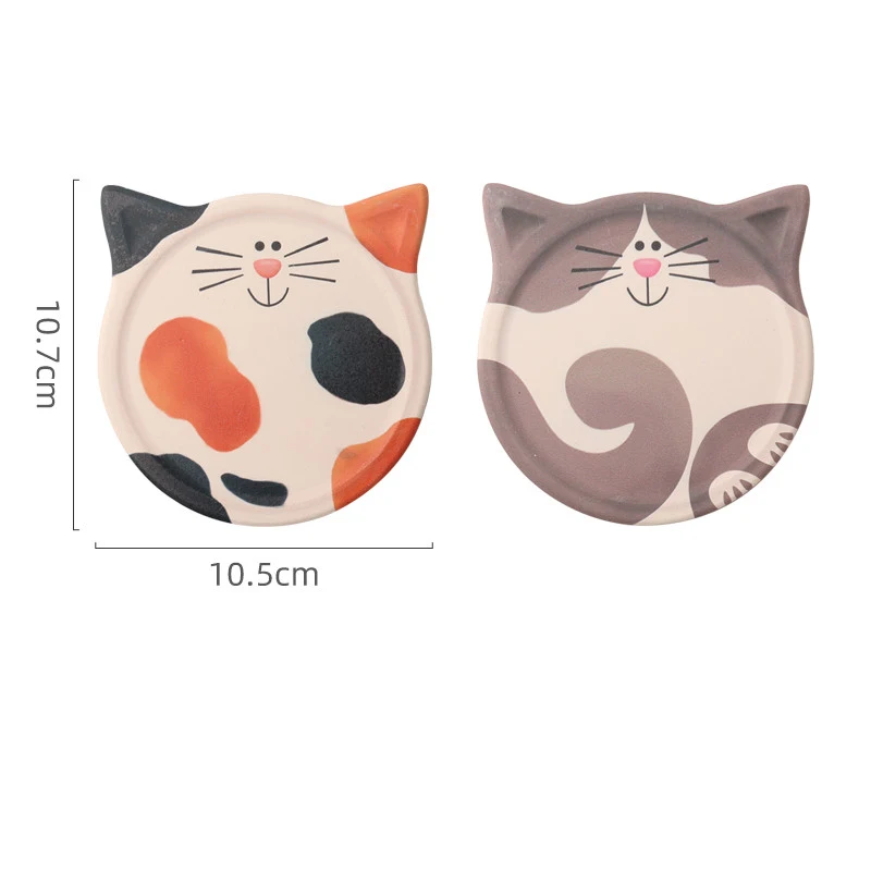 Title 8, Creative Kitten Coaster Absorbent Ceramic Heat ...
