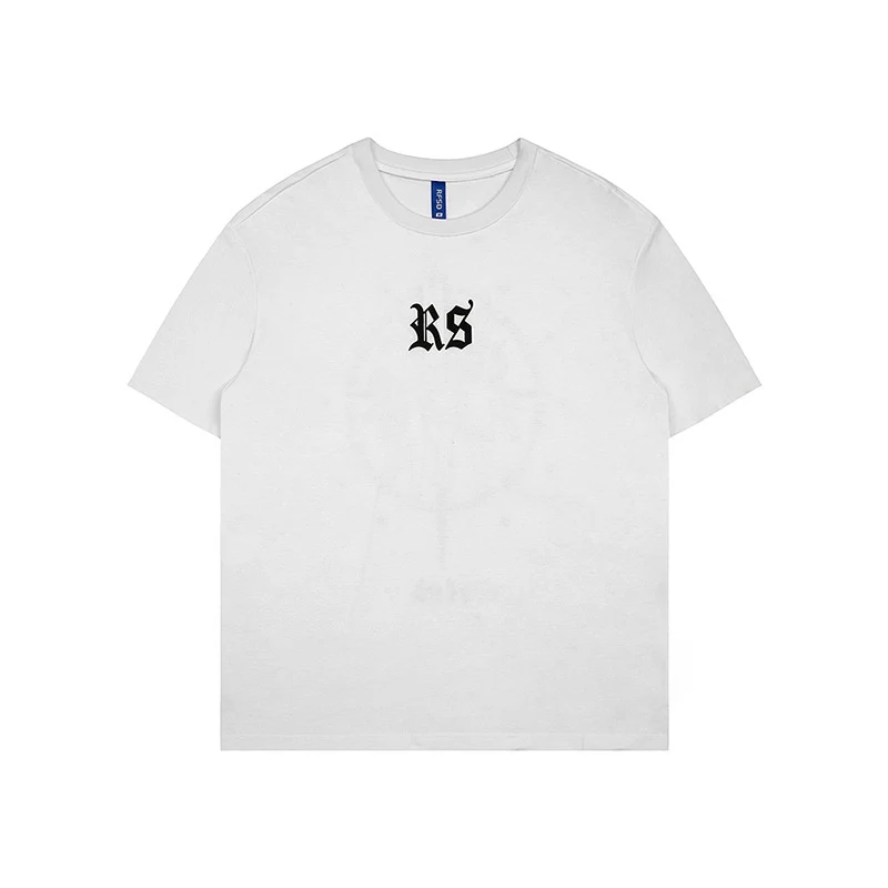Nouveau T-shirt d'été imprimé épais pour hommes et femmes. Confortable, respirant, avec des designs originaux pour un look décontracté. — photo 2