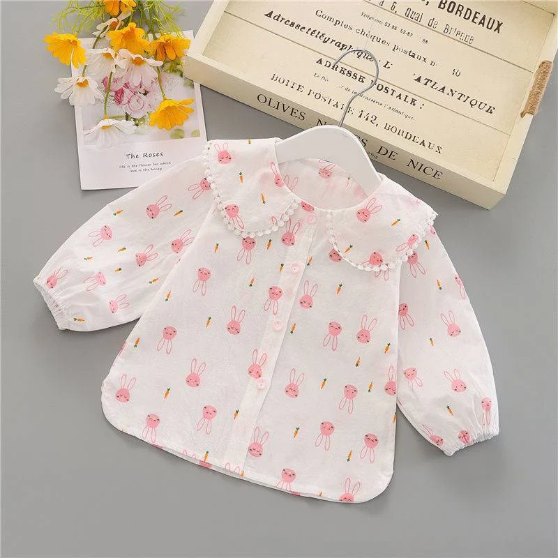 Conjunto de duas peças para bebê menina Primavera Camisa e colete. Conforto e estilo para sua bebê, ideal para brincar e passear nos dias mais quentes. — foto 2