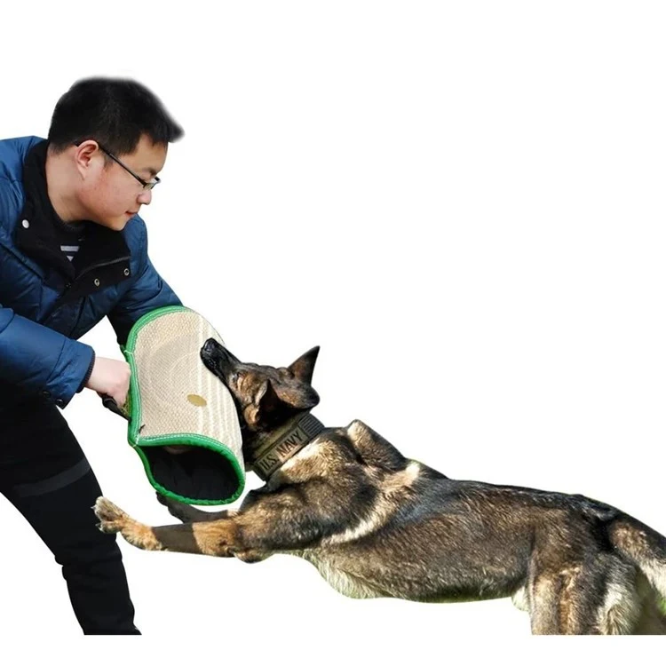 Title 4, Coarse Linen Bite Sleeve Protector for Dog Trai...