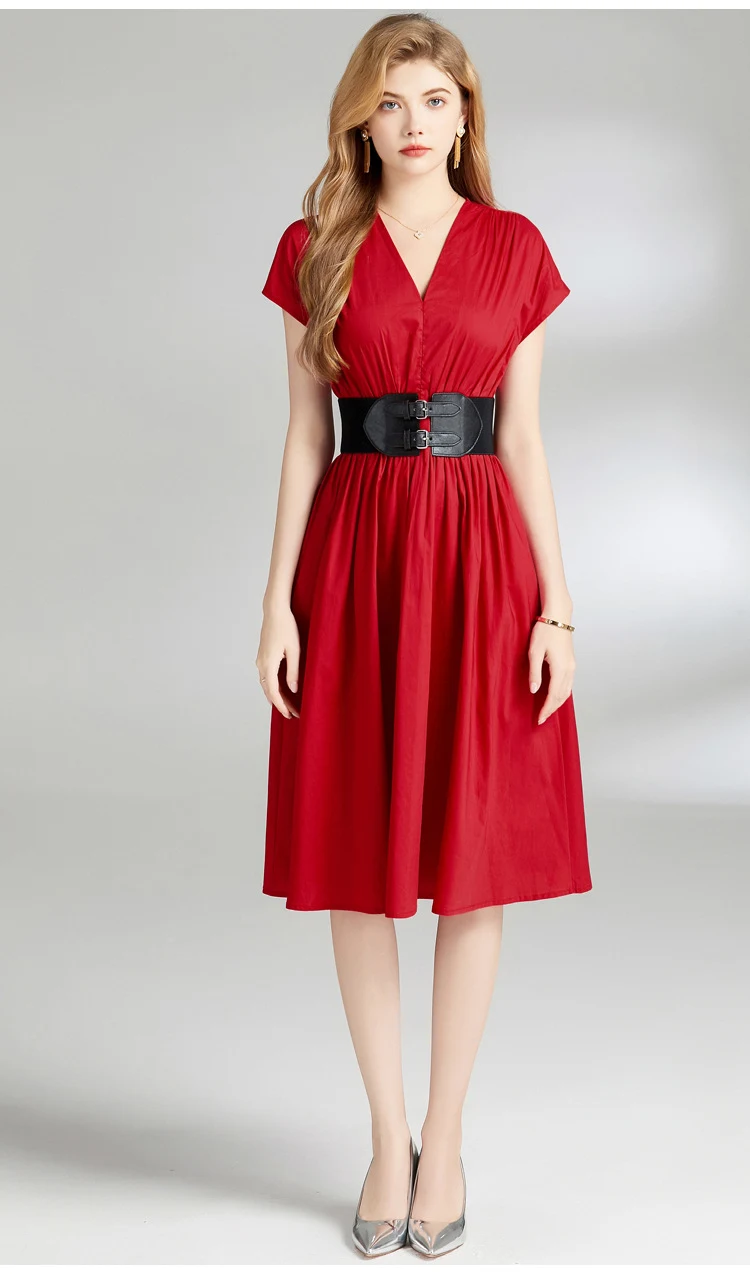 Title 3, Sleeveless High Waist Slim Fit Slimming Midi Dress
