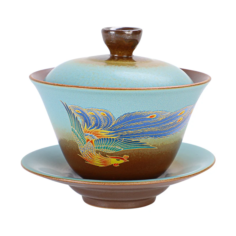 Title 9, Firewood Cover Bowl Kung Fu Tea Set for Relaxin...