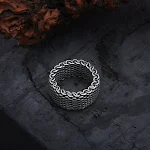 Anel Turco Artesanal em Prata 925. Joia Exclusiva com Design Feito à Mão. Elegância e Sofisticação. Presente Ideal para Mulheres. — foto 1