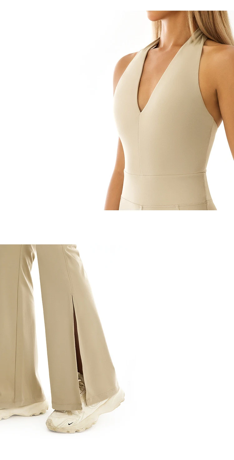 Title 5, Womens Fashion Halter Solid Color Bodysuit